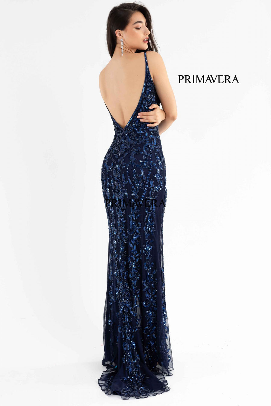 Prom Dresses Formal Long Prom Fitted Dress Midnight