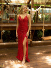 Prom Dresses Formal Long Prom Fitted Dress Red