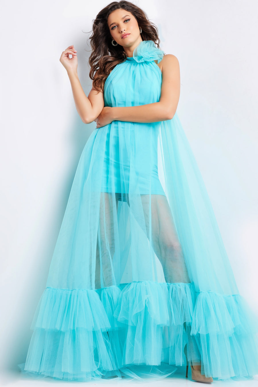 Formal Dresses Tulle Long Maxi Formal Dress Turquoise