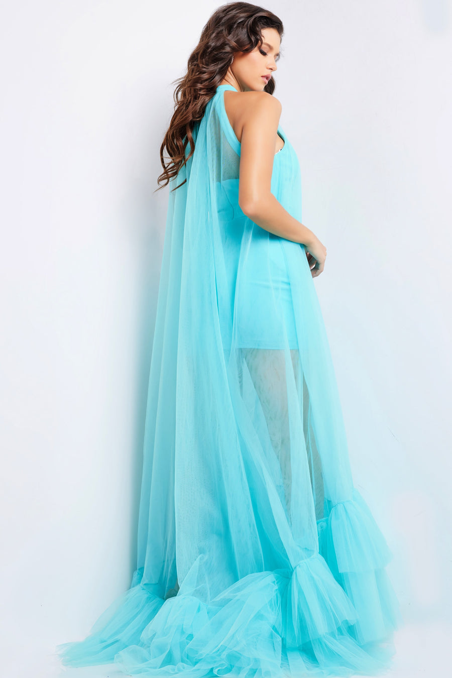 Formal Dresses Tulle Long Maxi Formal Dress Turquoise