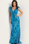 Prom Dresses Sequins Fitted Prom Dress Royal