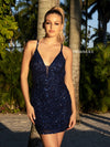 Primavera Couture 3898 Sparkling Short Homecoming Dress