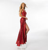 Prom Dresses Long Sequins Evening Prom Gown Red