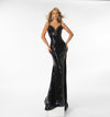 Prom Dresses Long Fitted Sequins Prom Dress Black