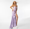 Prom Dresses Long Evening Prom Slit Dress Lilac