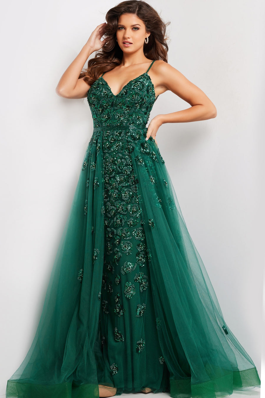 Long Prom Formal Dress Emerald/Emerald