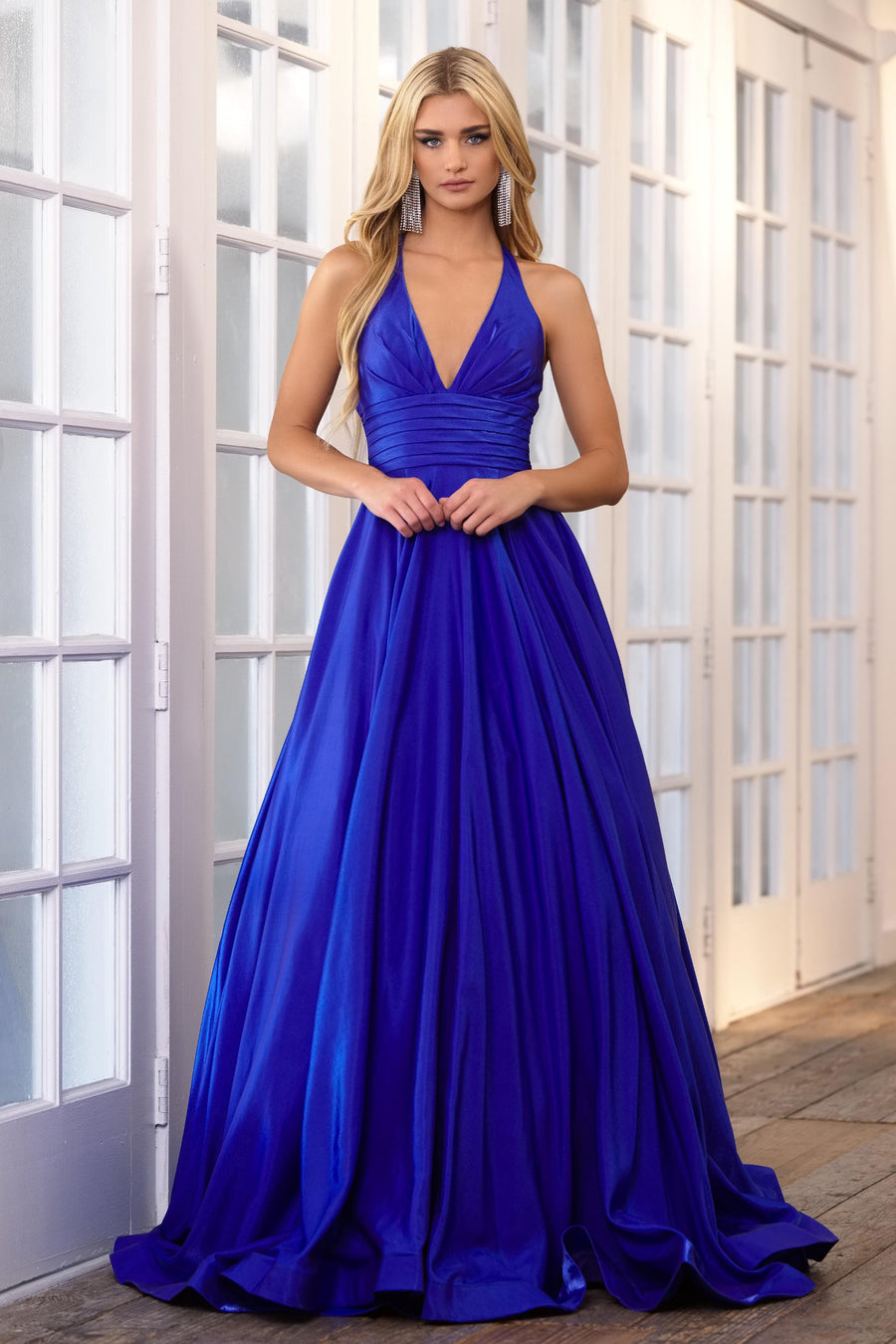 Prom Dresses Prom A Line Long Dress Royal