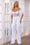 Jumpsuit Glitter Prom Jumpsuit White