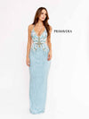 Prom Dresses Sequined Beaded Fringes Long Prom Dress Powder Blue