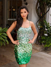 Homecoming Dresses Sparkling Short Homecoming Dress EMERALD