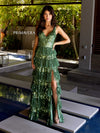 Prom Dresses Long Ruffle Trimmed Formal Prom Dress Sage Green