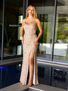 Prom Dresses Formal Fitted Prom Long Dress Nude