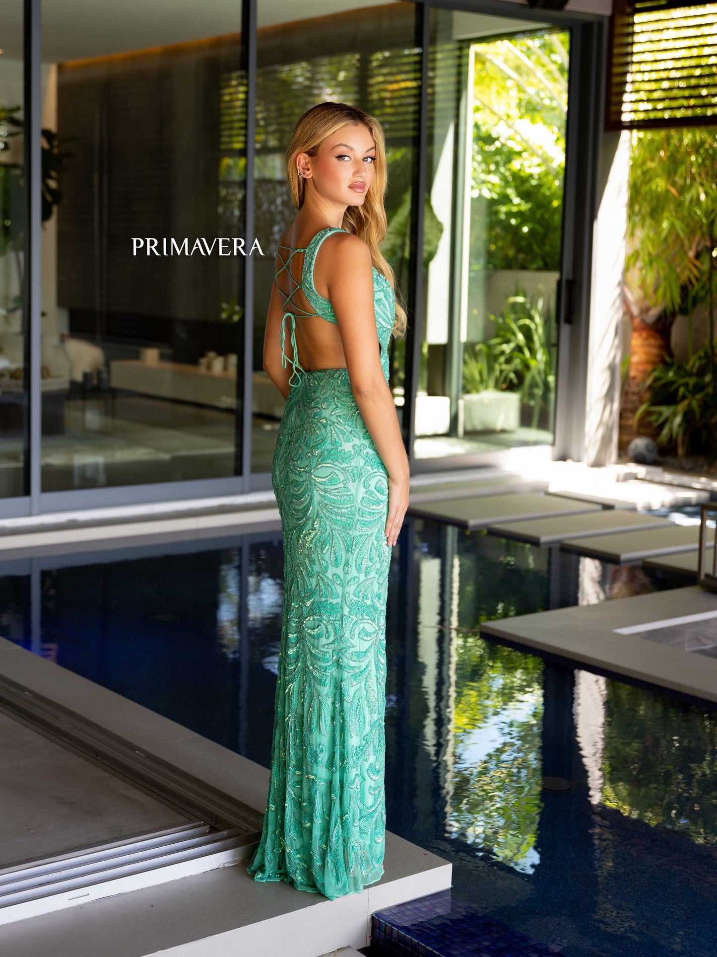 Prom Dresses Long Sequin Side Cutout Prom Formal Dress Jade