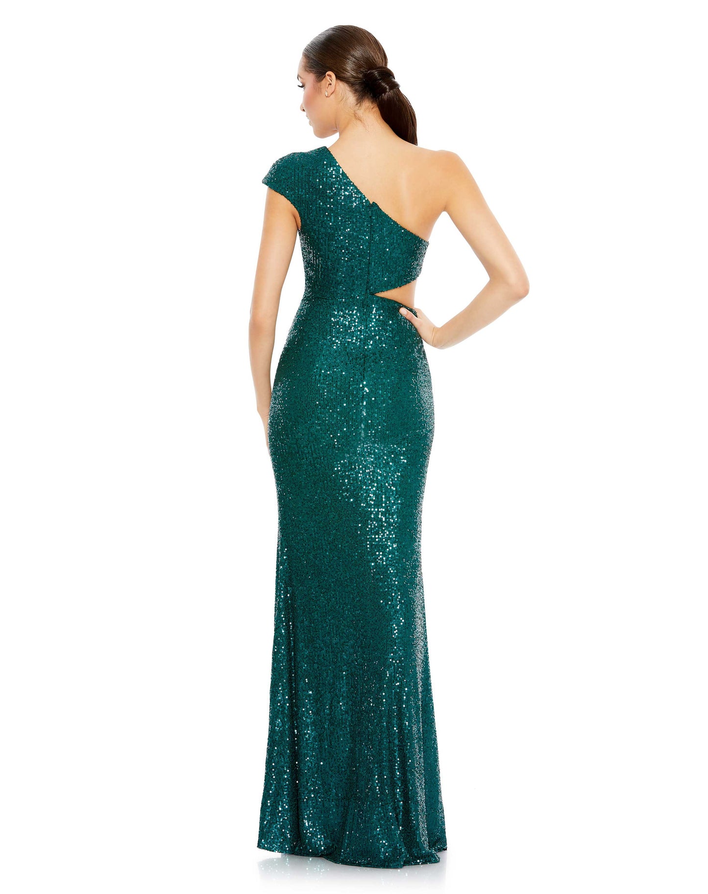 Mac Duggal 42022 Long One Shoulder Prom Formal Dress