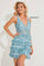 Cocktail Dresses Short Sequin Ruffled Cocktail Dress Light Blue