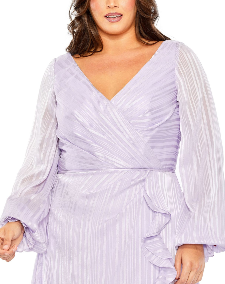 Plus Size Dresses Fabulouss High Low Plus Size Dress Lilac