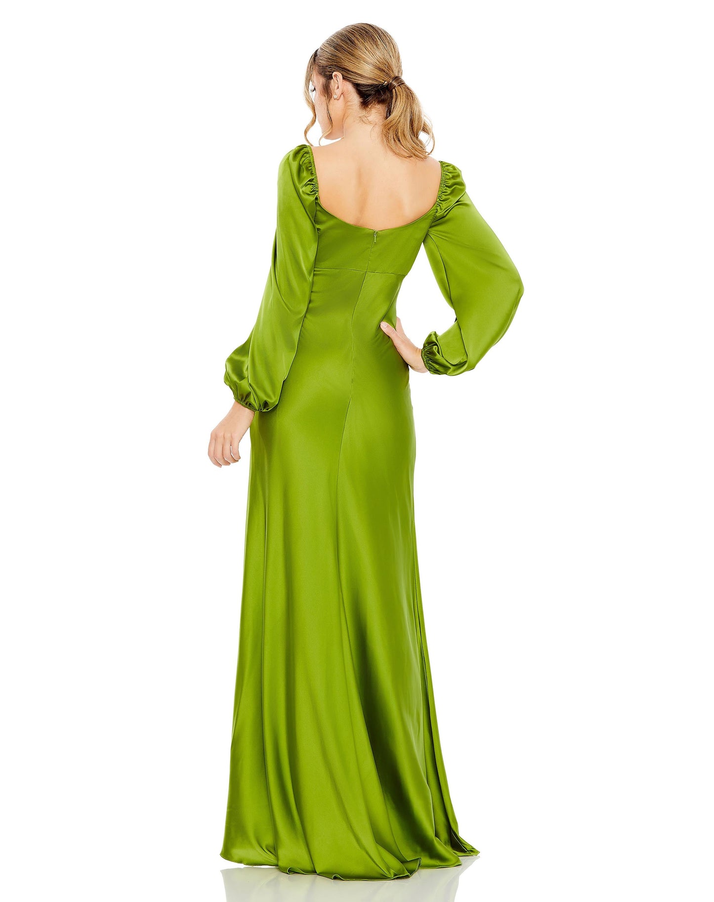 Formal Dresses Formal Prom Long Sleeve Dress Apple Green