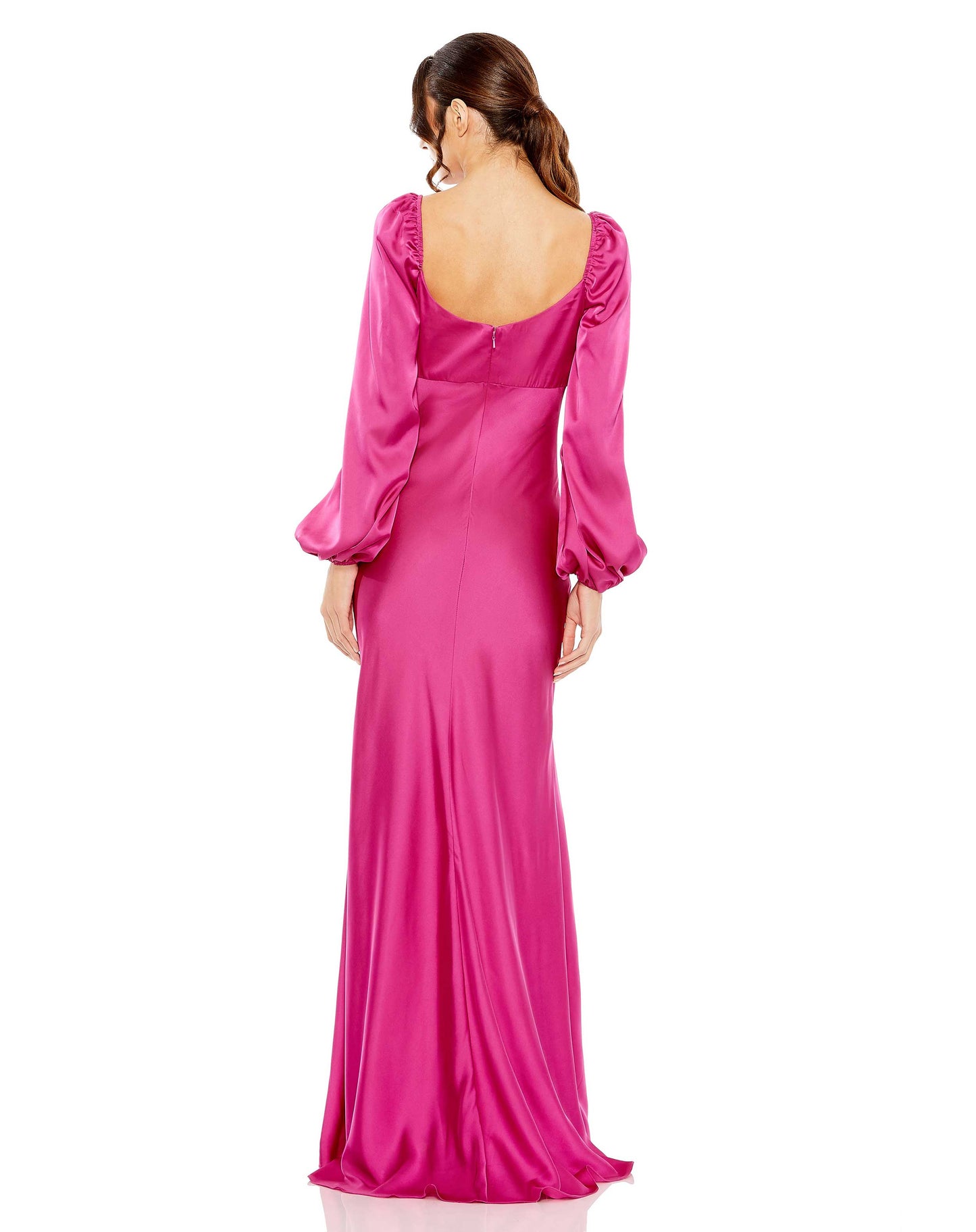 Formal Dresses Formal Prom Long Sleeve Dress Magenta