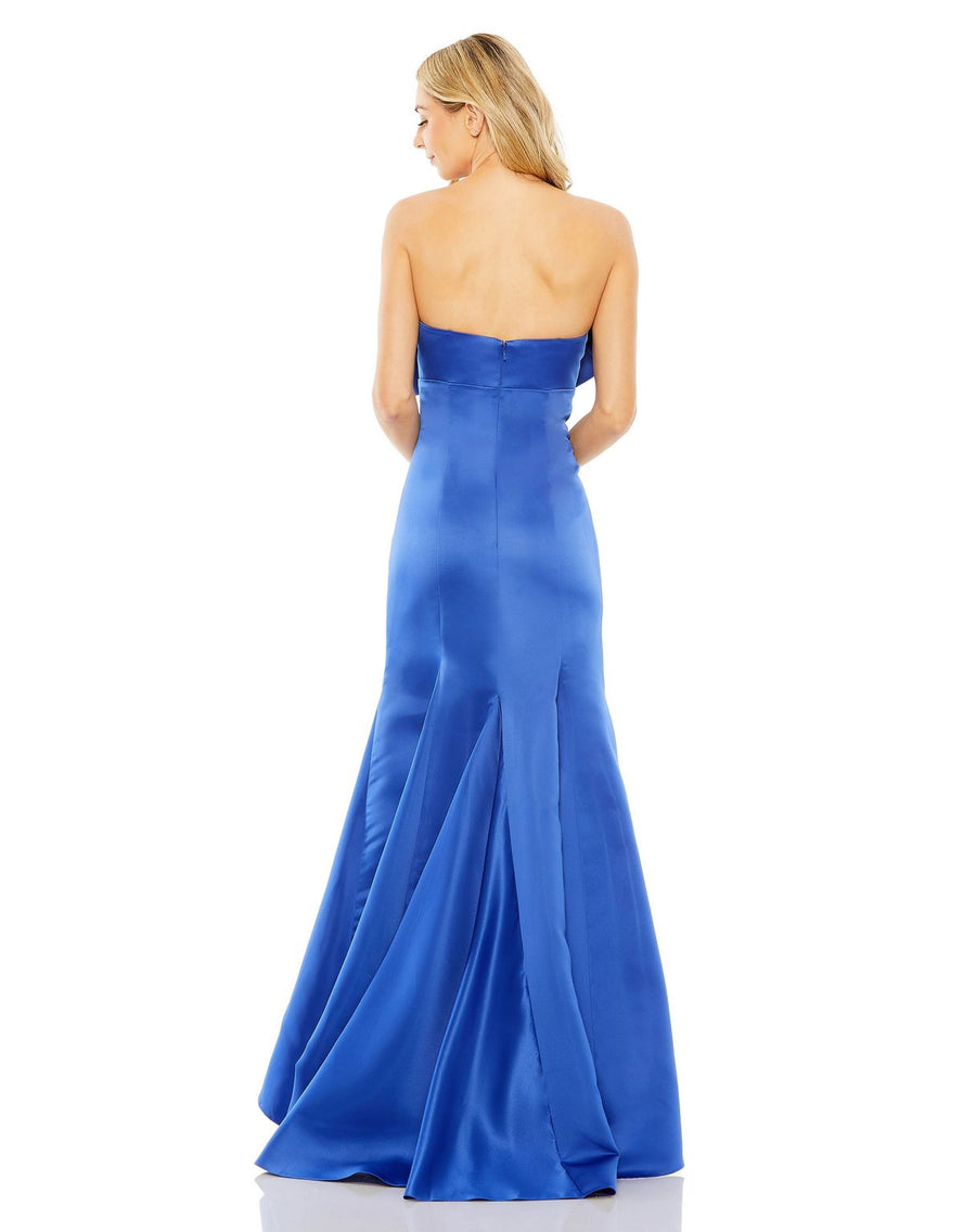 Prom Dresses High Low Strapless Mermaid Prom Dress Cobalt