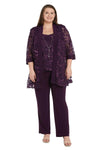 R&M Richards 5012W Plus Size Long Formal Pant Suit