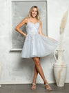 Prom Dresses Prom Short Homecoming Cocktail Dress Silver