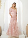 Formal Dresses Long Lace Formal Dress Dusty Rose