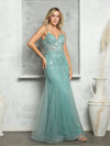 Prom Dresses Long Fitted Formal Prom Dress Sage