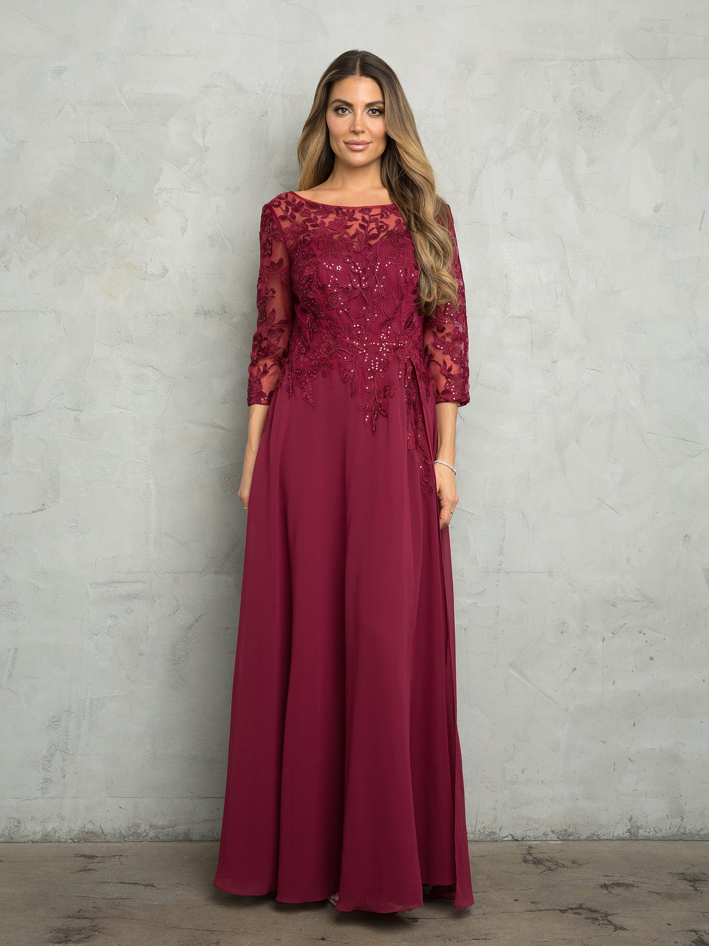 Mother of the Bride Dresses Long A Line Mother of the Bride Dress Burgundy