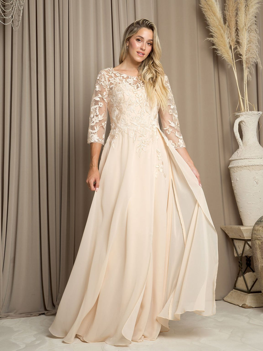 Mother of the Bride Dresses Long A Line Mother of the Bride Dress Champagne