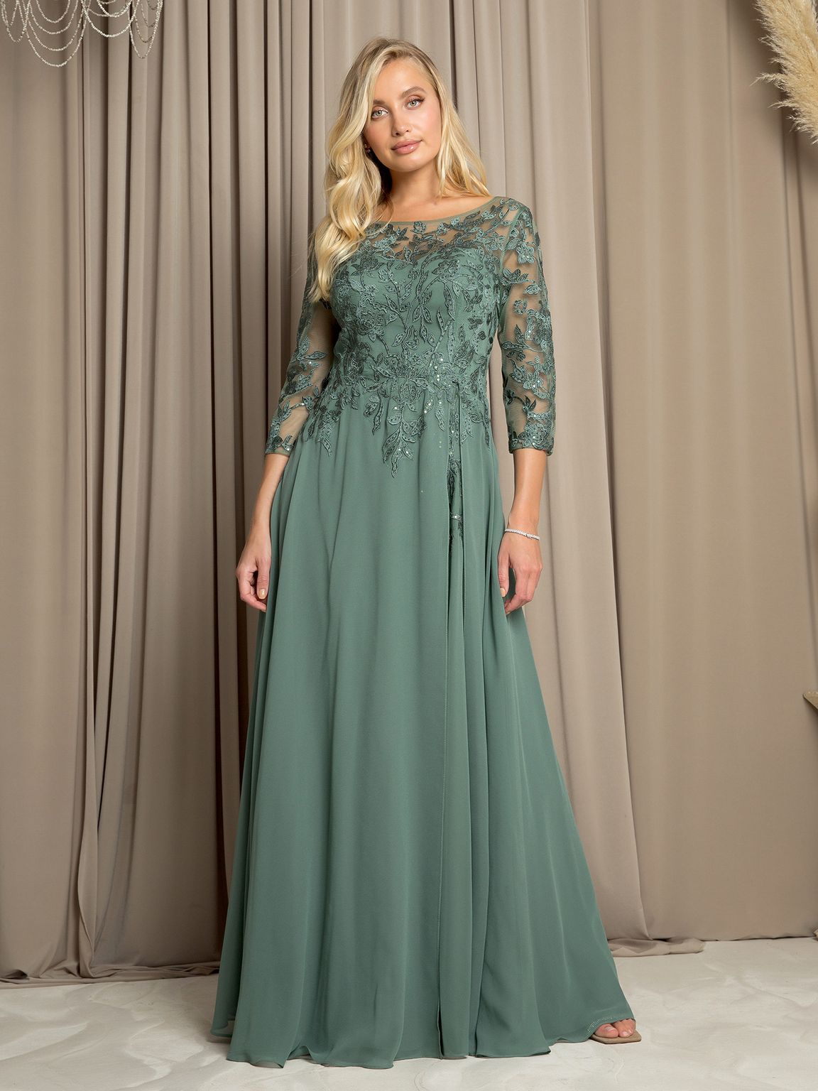 Mother of the Bride Dresses Long A Line Mother of the Bride Dress Eucalyptus