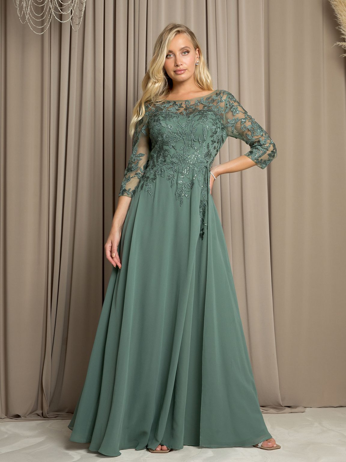 Mother of the Bride Dresses Long A Line Mother of the Bride Dress Eucalyptus