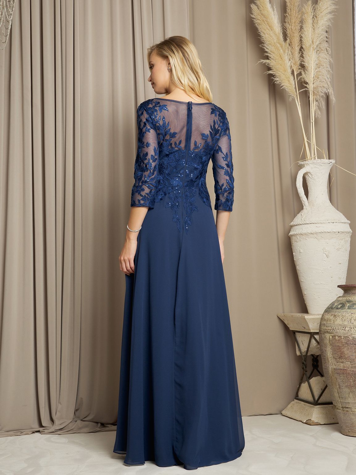 Mother of the Bride Dresses Long A Line Mother of the Bride Dress Navy