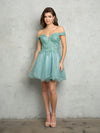 Cocktail Dresses Homecoming Short Glitter Cocktail Dress Sage