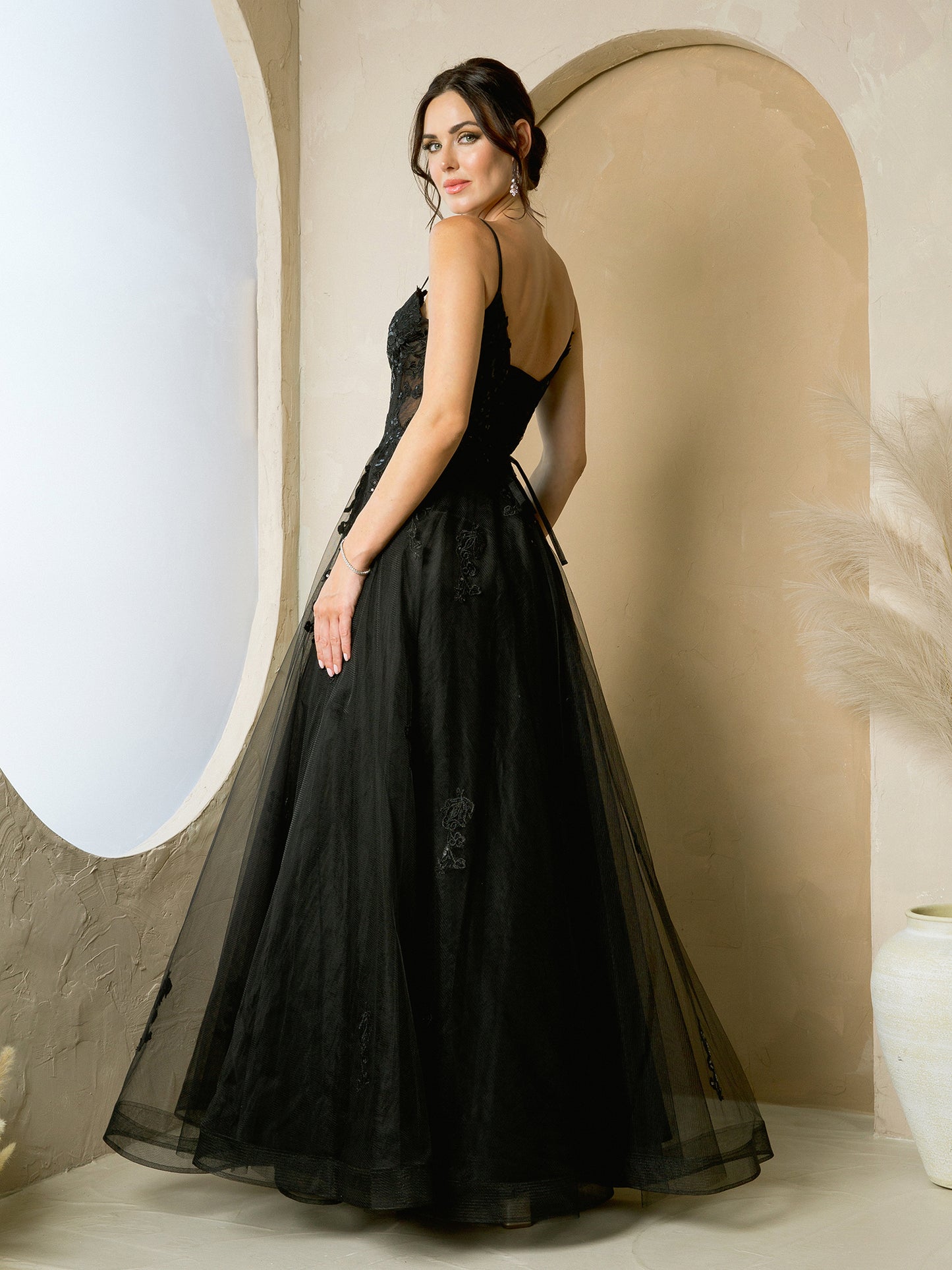 Prom Dresses Long A Line Formal Prom Dress Black