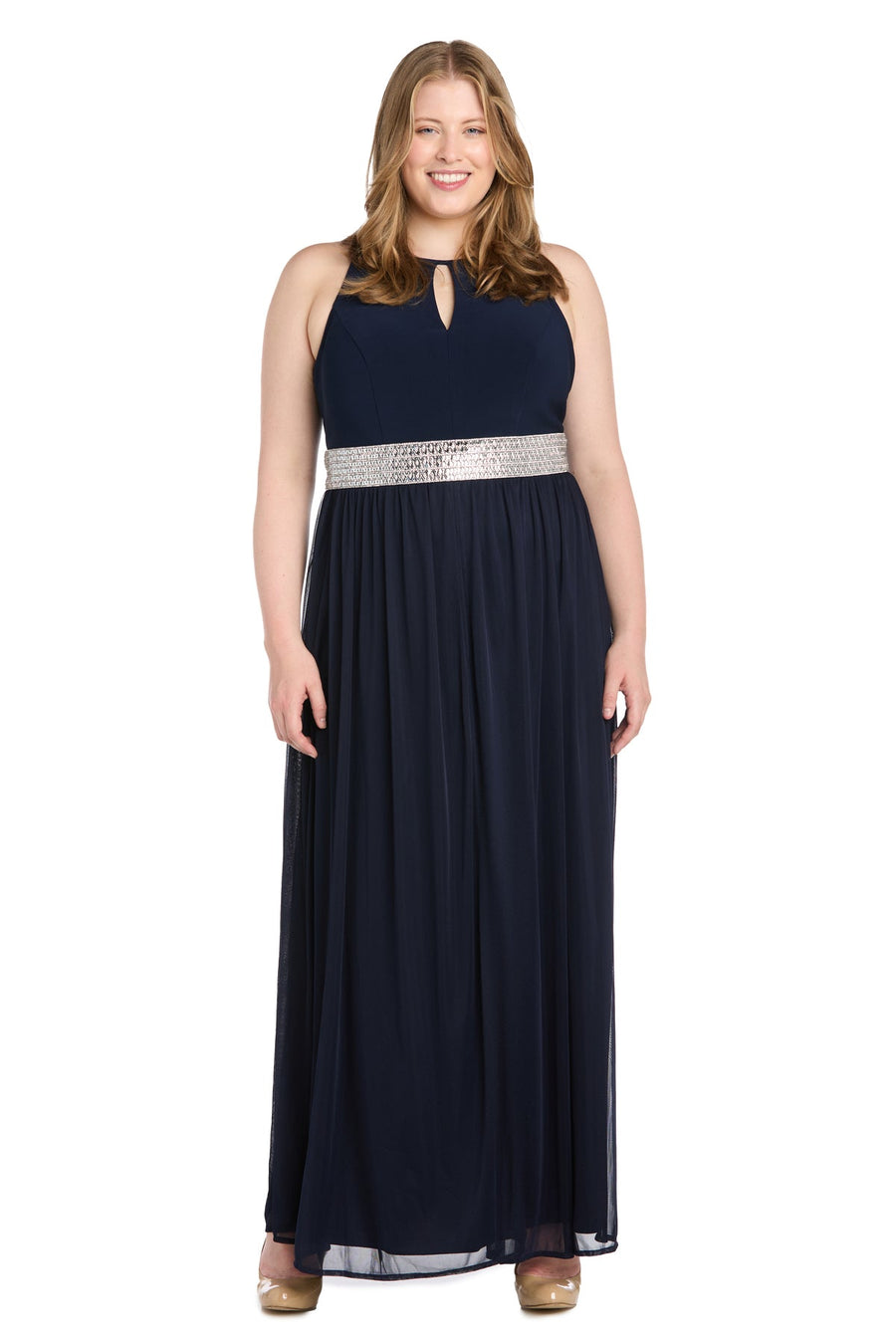 Formal Dresses Plus Size Formal Long Dress Navy