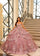 Quinceniera Dresses Long Tiered Sweet 16 Quinceanera Dress Dusty Rose