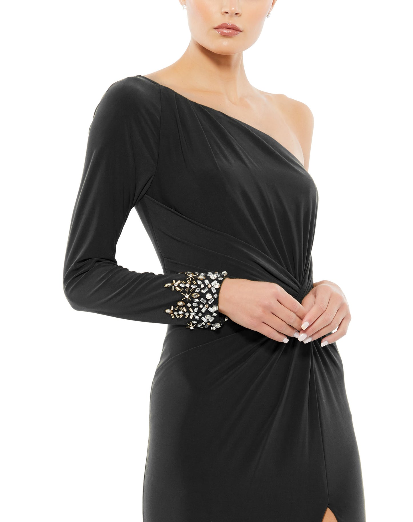 Formal Dresses Long Formal Fitted Evening Dress Black