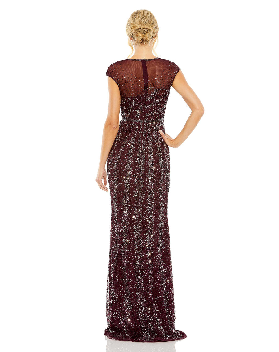 Formal Dresses Formal Prom Long Sequin Dress Blackberry