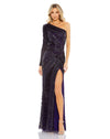 Formal Dresses Formal Prom Long Beaded Sequin Dress Aubergine