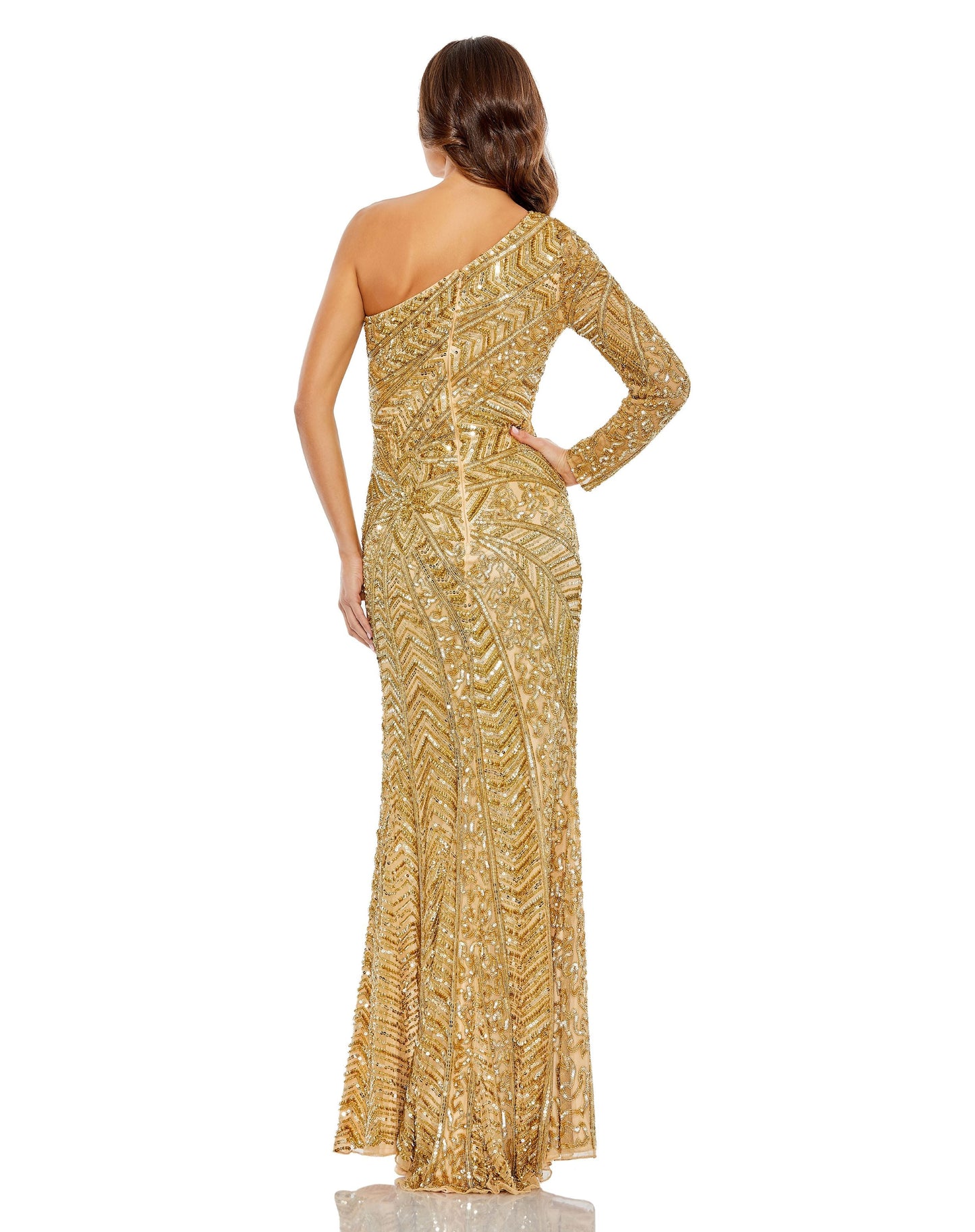 Formal Dresses Formal Prom Long Beaded Sequin Dress Gold