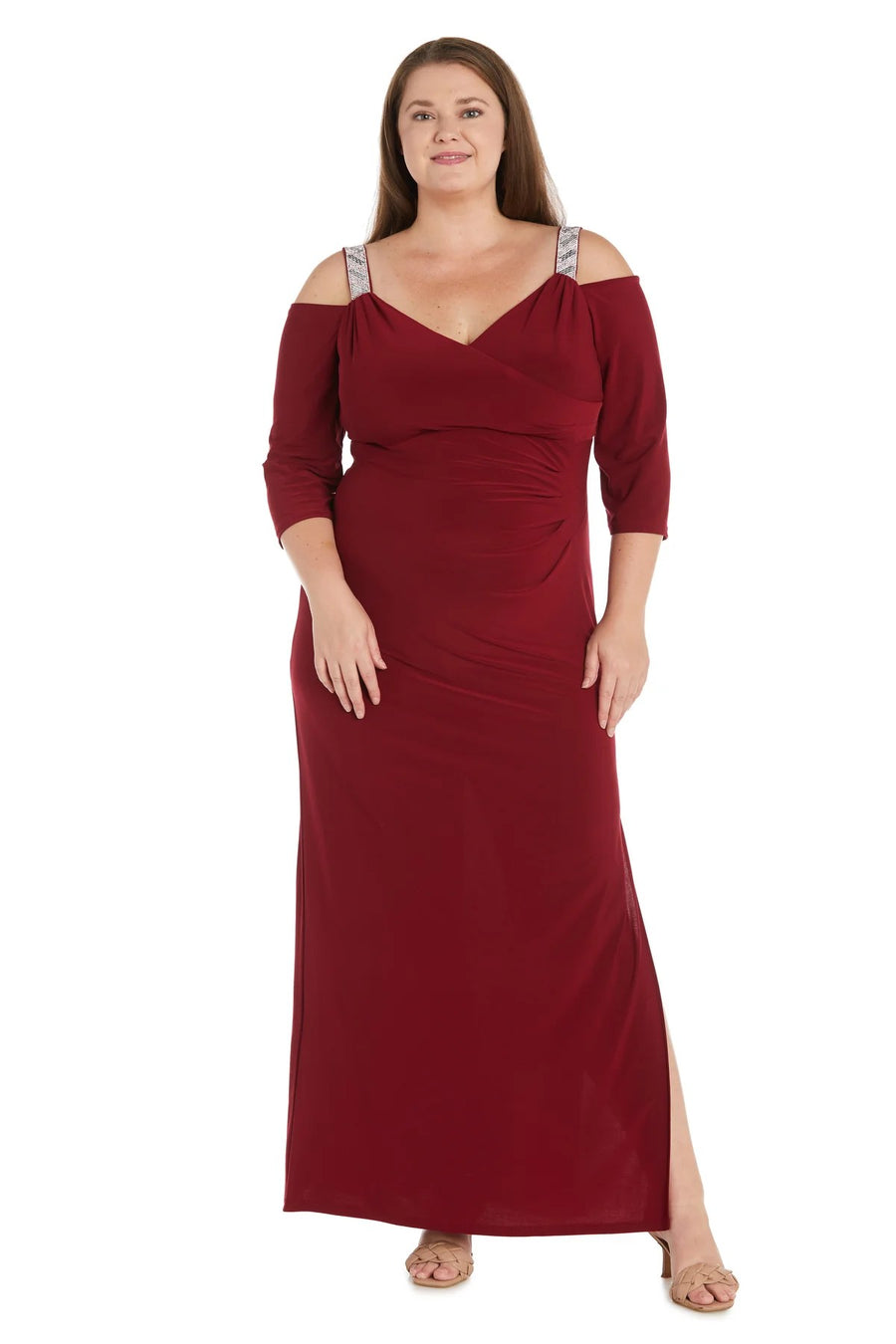 Plus Size Dresses Plus Size Formal Long Dress Merlot