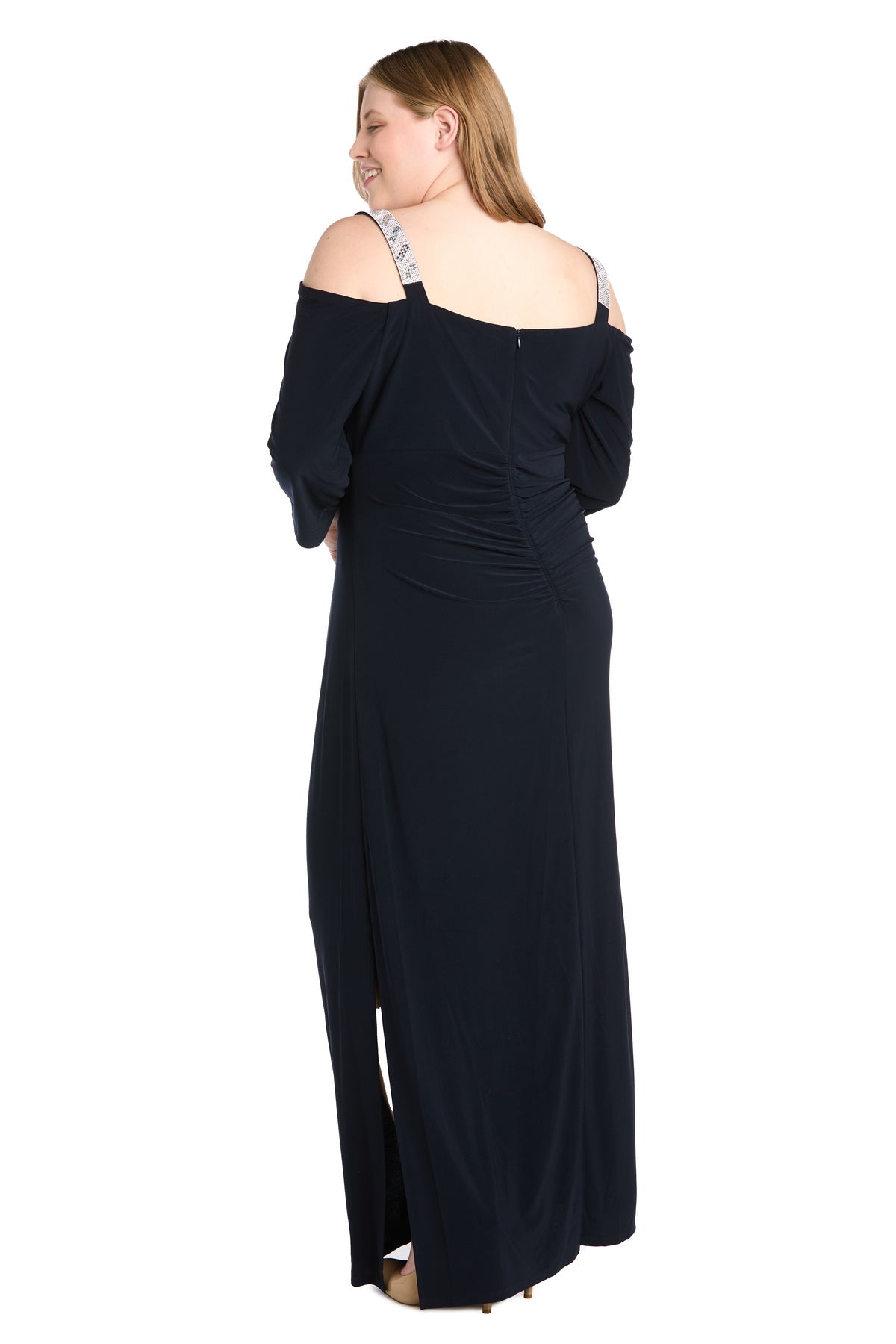 Plus Size Dresses Plus Size Formal Long Dress Navy