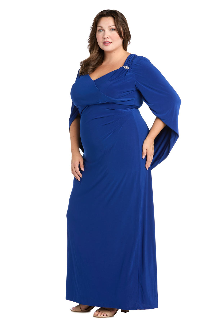 Mother of the Bride Dresses Long Formal Plus Size Dress Indigo