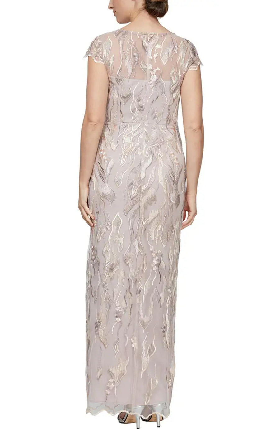 Alex Evenings J1171294 Long Formal Mother of the Bride Dress