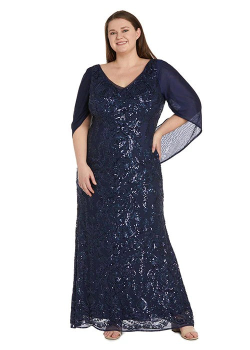 Formal Dresses Long Plus Size Formal Dress Navy