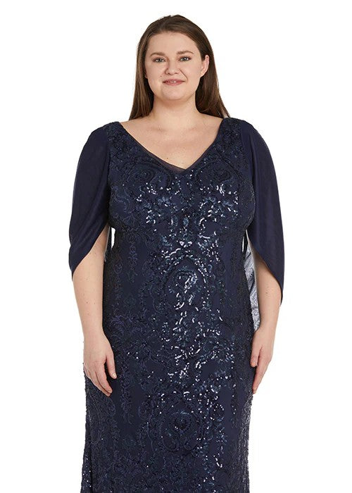 Formal Dresses Long Plus Size Formal Dress Navy