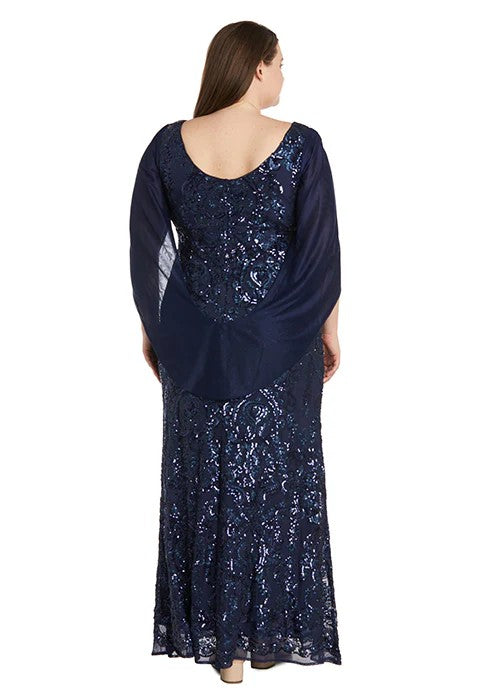 Formal Dresses Long Plus Size Formal Dress Navy