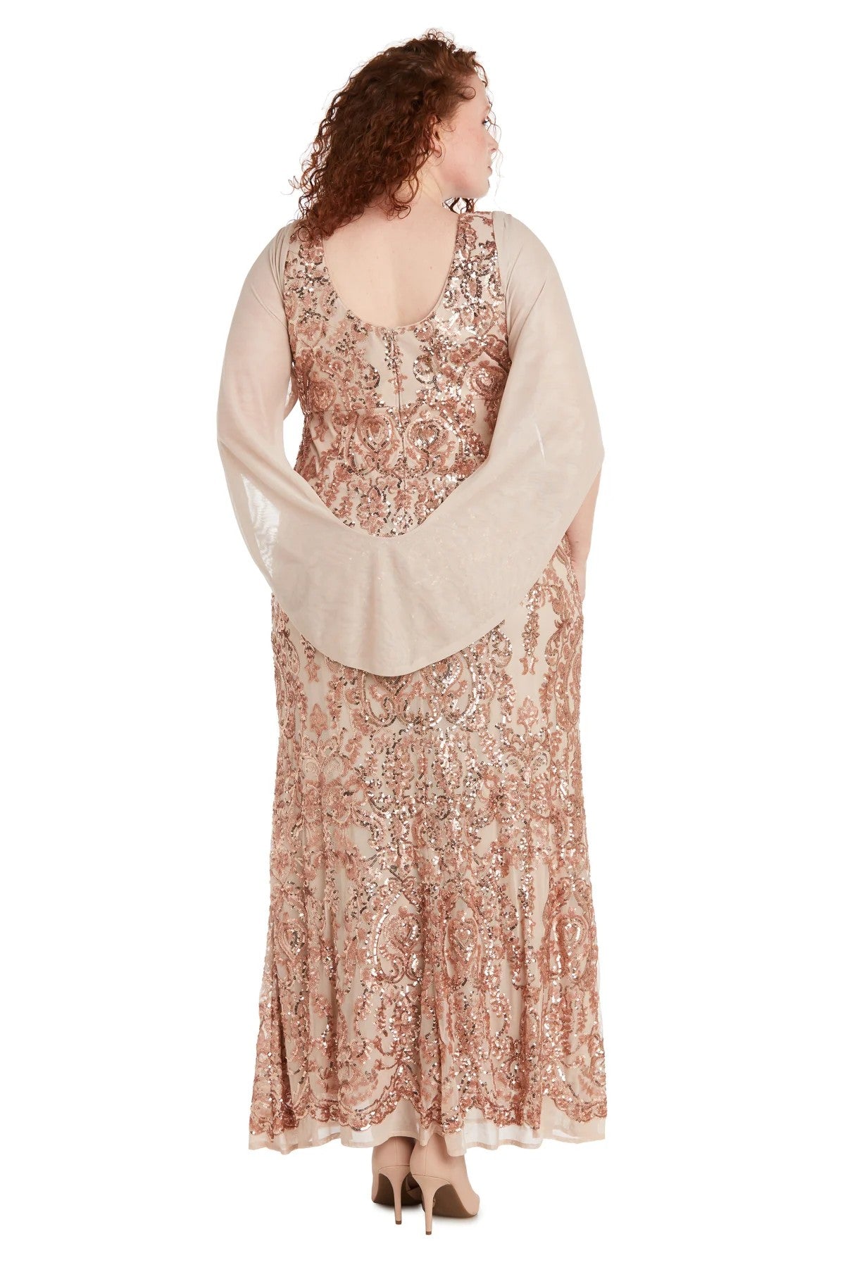 Formal Dresses Long Plus Size Formal Dress Rose Gold