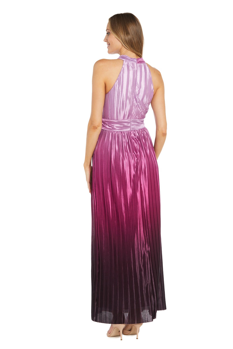 Formal Dresses Satin Pleated Long Formal Dress  Purple/Grape