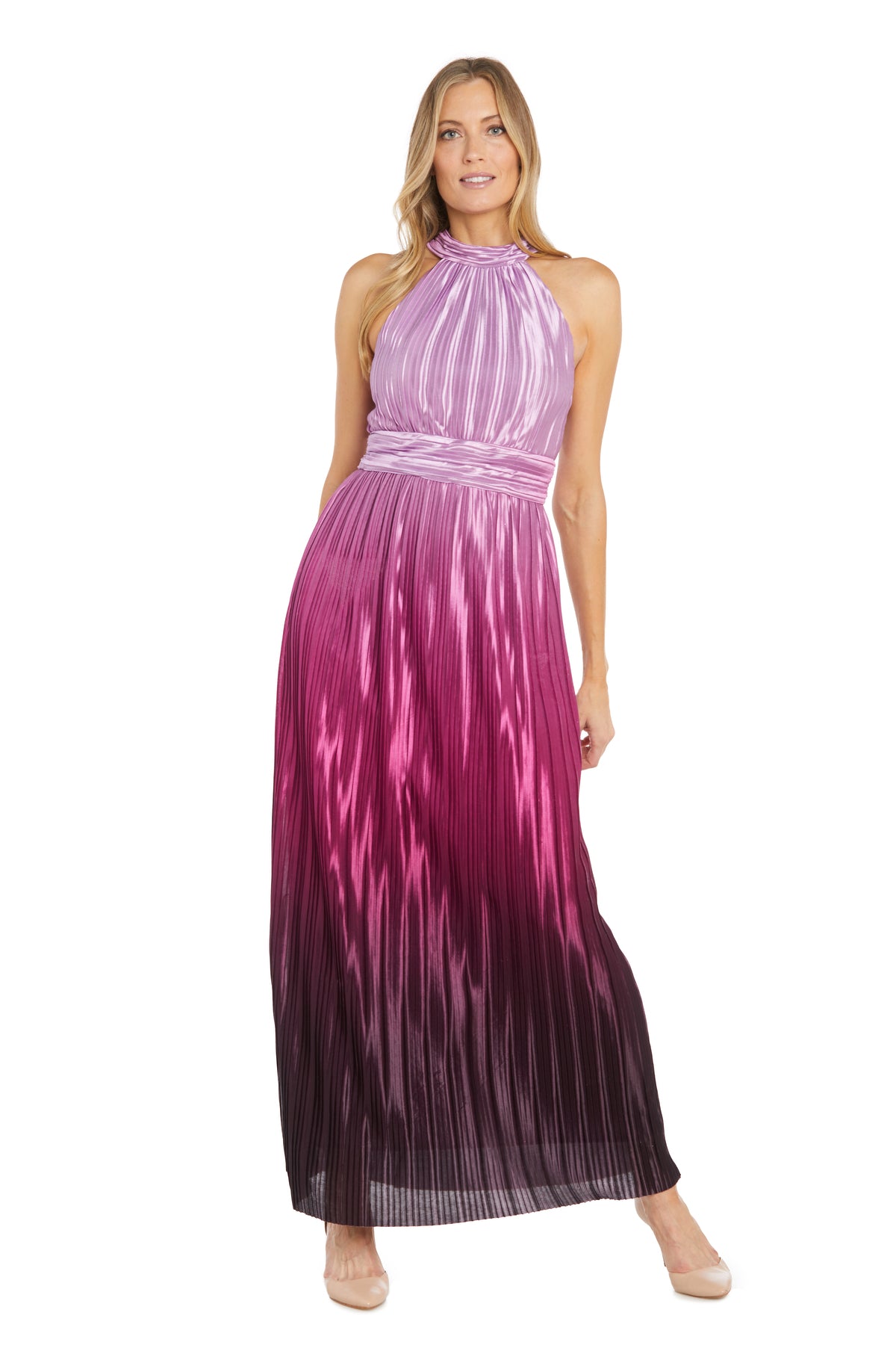 Formal Dresses Satin Pleated Long Formal Dress  Purple/Grape